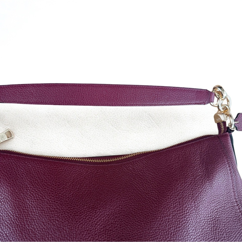 Coach Chelsea Hobo 32 in Cherry Pebble Leather – Pre-❤️ in EUC - Picture 8 of 12